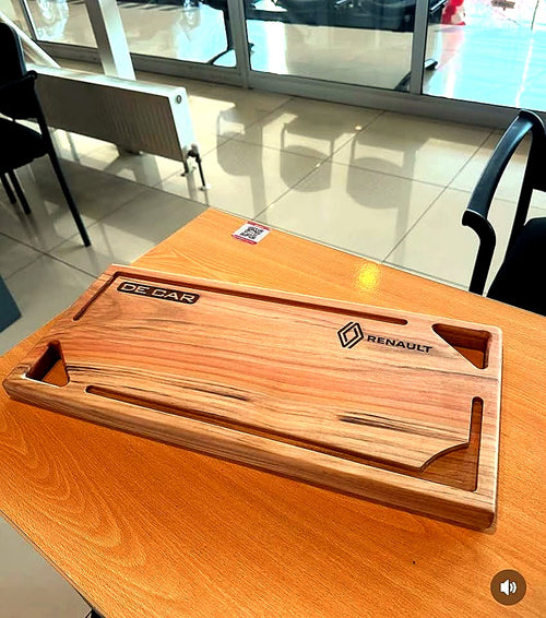 Tabla de Picar Madera Nativa Personalizada - Grabado Láser - Artesanal Hecha a Mano