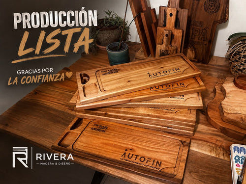 Tablas de Madera Nativa Personalizadas – Regalo Corporativo para Empresas y Automotoras